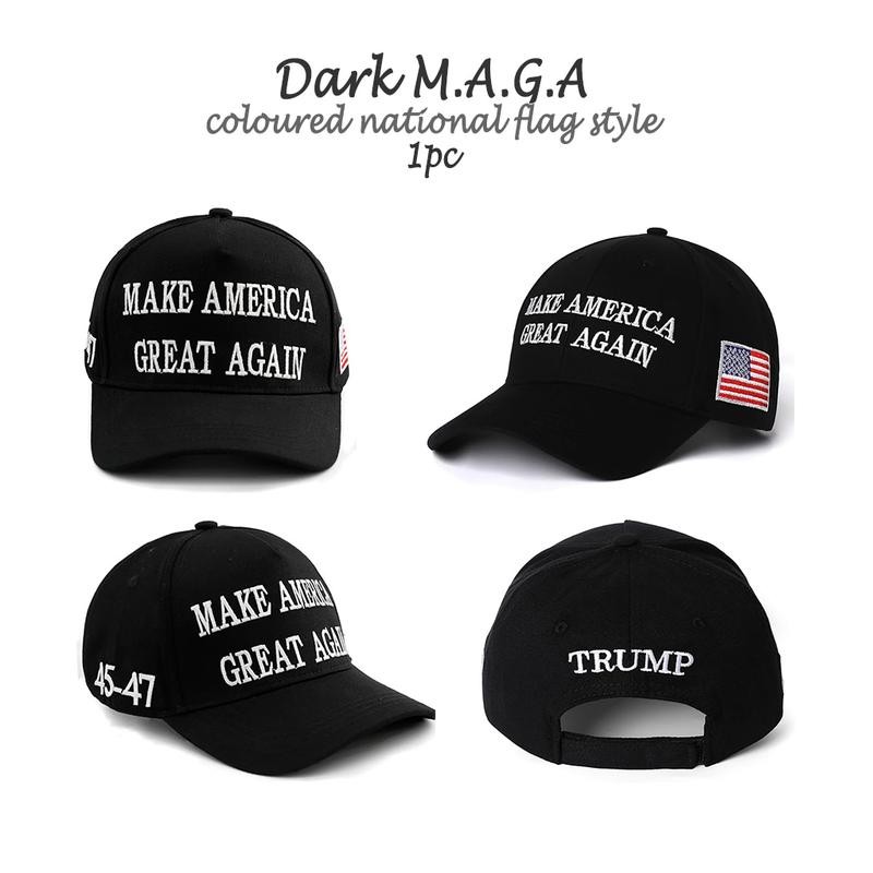 D.T M.A.G.A Hat - Baseball Cap with USA Flag, Slogan