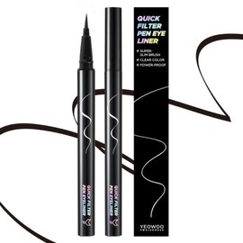 Quick Filter Pen Eyeliner 0.5g P1 Blackpresso 1ea / 퀵필터 펜 아이라이너 0.5g P1 블랙프레소 1개