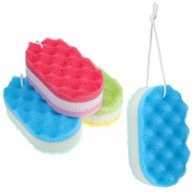 FOMIYES 4pcs Bath Sponges Gentle Body Scrubber for Exfoliating Loofah for Daily Use and Easy Cleaning for Skin Types