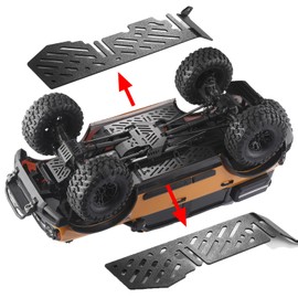XHSESA Stainless Steel Chassis Protect Armor Skid Plate Guard for Traxxas 1/10 Trx4 RC Model Car