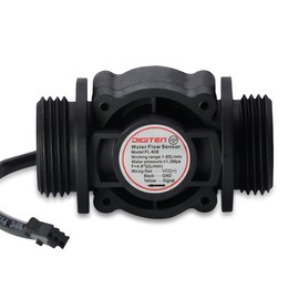 DIGITEN G1" Water Flow Hole Effect Sensor Switch Flow Meter Counter 1-60L/min Flow Meter