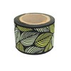 3.8 Yard Spool 2.7" Green & Light Green Tropical Leaves