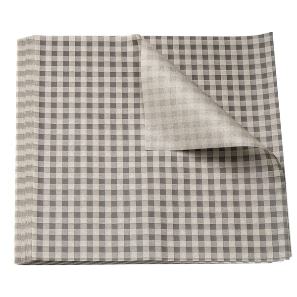 HARFINGTON 200pcs Square Checkered Wax Paper Sheets 11.81" x 11.81"