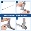 STORAGE MANIAC Hanging Closet Rod, Adjustable Width and Height Closet