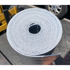 INSULATION MARKETPLACE SmartSHIELD -3mm 24inx50Ft ReflectiveINSULATION roll, Foam Core Radiant Barrier, ThermalINSULATION Shield - Engineered Foil