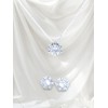 NEW Snowflake silver necklace and earrings SET NEW Snowflake silver