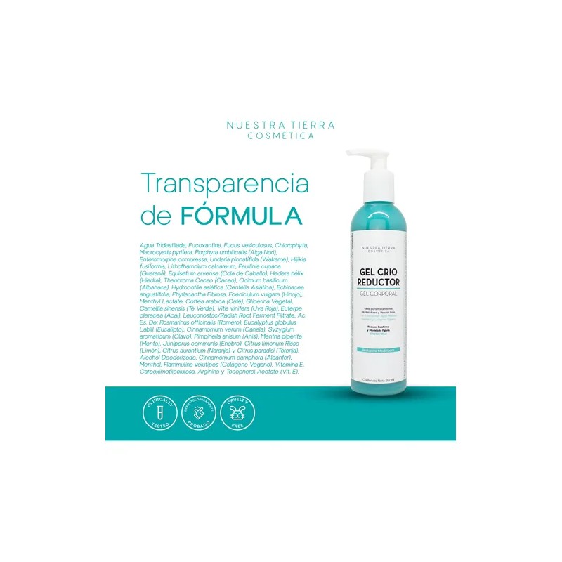 Kit Loción Crio Reductora Gel Crio Reductor