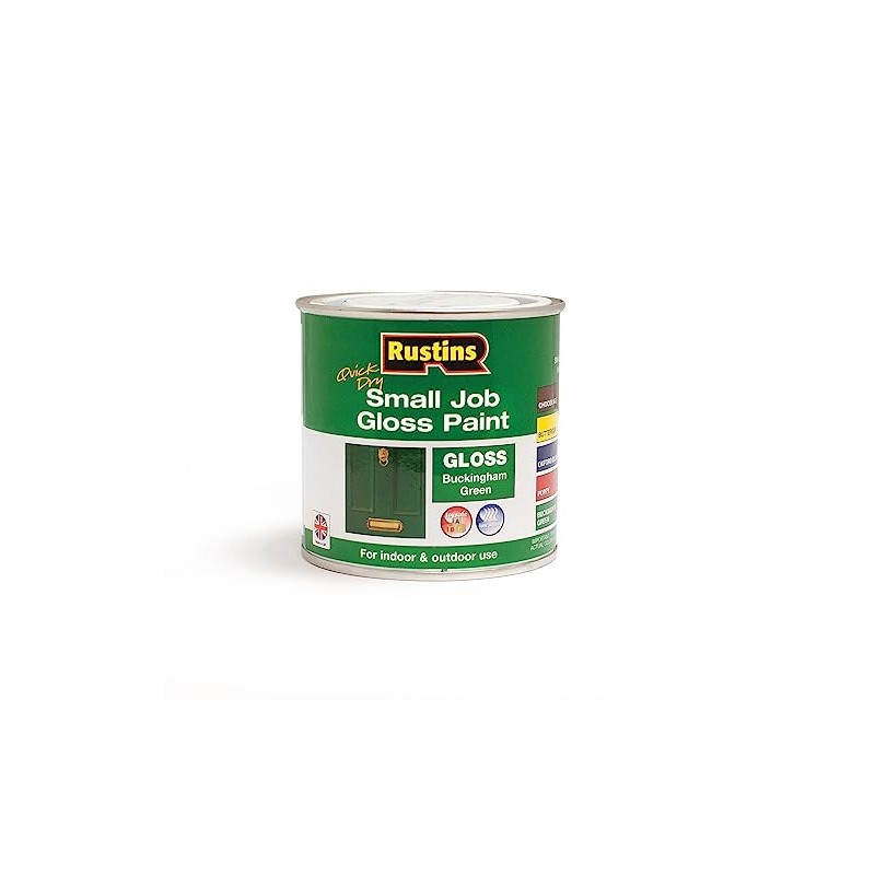 Rustins Small Job Buckingham Green Gloss Paint 250ml