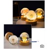 Marzius Yellow Daisy Preserved Flower Crystal Ball Night Light Lamp