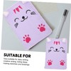 Parliky Adorable Cat Plush Notepad for Daily Planning Smooth Writing