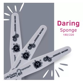 Mc Nails 10 Limas Sponge Rectas. Uñas Acrílicas 180/220 Mc Nails