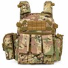 Military Tactical Vest – Adjustable Tactical Gear Carrier for Airsoft,