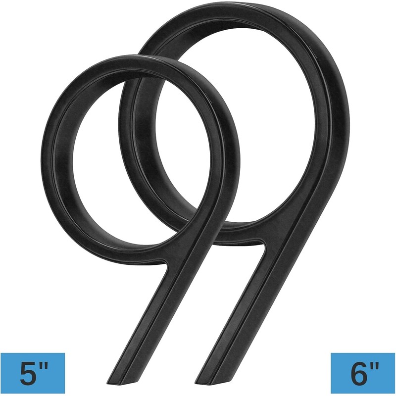 5" Stainless Steel Floating House Number, Metal Modern House Numbers,