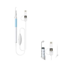 Camera Endoscope Earpick Earpipe Earwax Cleaning Cotton Swab Post-Ear Filter / 카메라 내시경 귀이개 귀이게 귀지청소 면봉 귀후비개