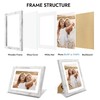 Hongkee 9x12 Picture Frame with Glass, Display Pictures 7x10 with