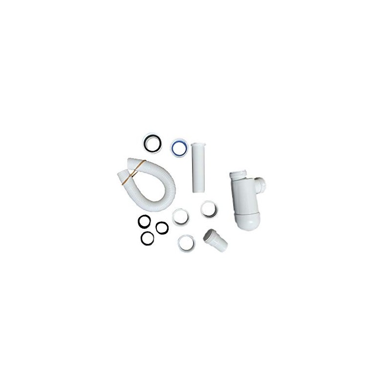 Alape Wall Mounted Bucket Style Service Sink, Sanit Bottletrap Drain