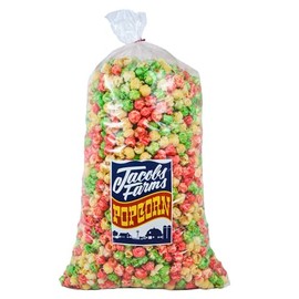 Bulk Popped Popcorn - Serves 20+ People. Wholesale Popcorn for Events, Weddings, Catering, Restaurants. (Christmas Popcorn (Red, Green & White))