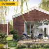 Zoeteoz 4 Pcs Faux Brick Dimensional Wall Panel, 8.54'' X