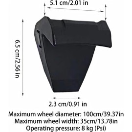 Tire Changer Jaw Guard, Tire Holding Jig Rubber Pad, Stable Support Tire Changer Insert for Different Types of Tire Changers