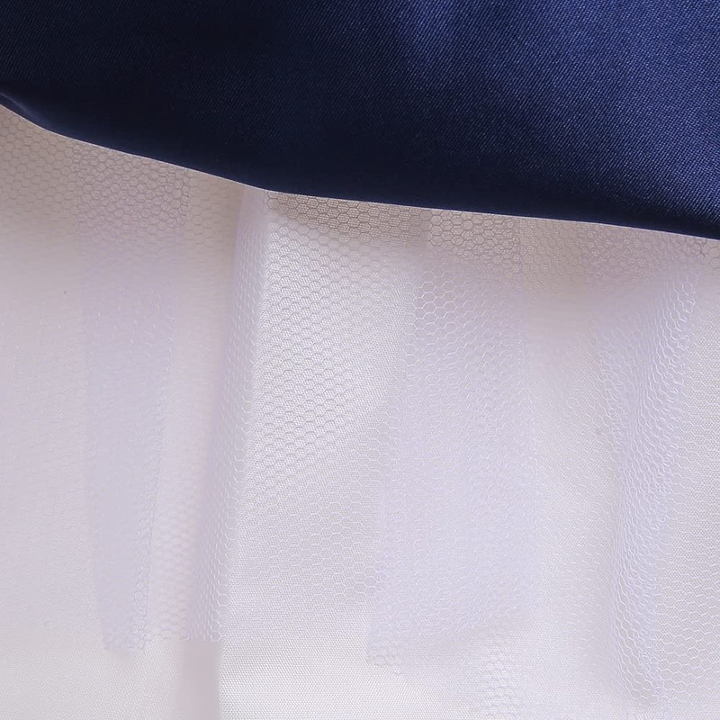 6M-9T - Vestido de fiesta con volantes para bebés y