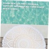Gatuida Mandala Tapestry Beach Towel Round Yoga Mat Tablecloth Microfiber
