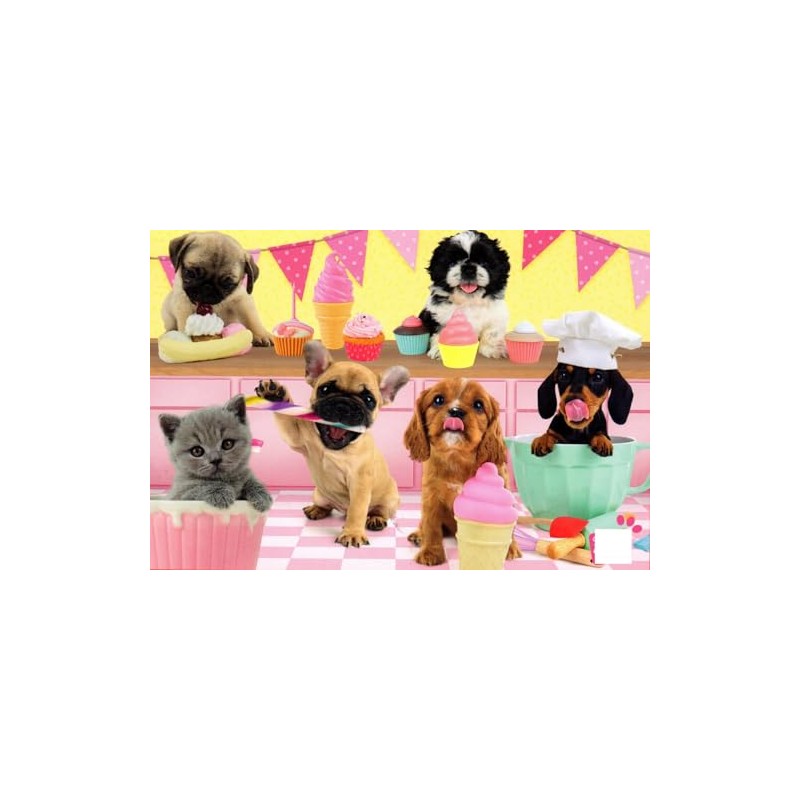 Studio Pets Cupcake Party 500 Piece Puzzle