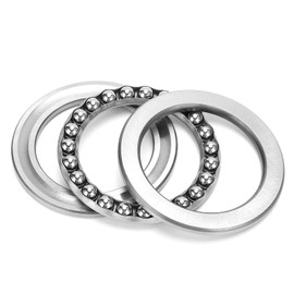 Axial Ball Bearing, 51111 Axial Ball Pressure Ball Bearing 55 mm x 78 mm Single Row Steel Roller