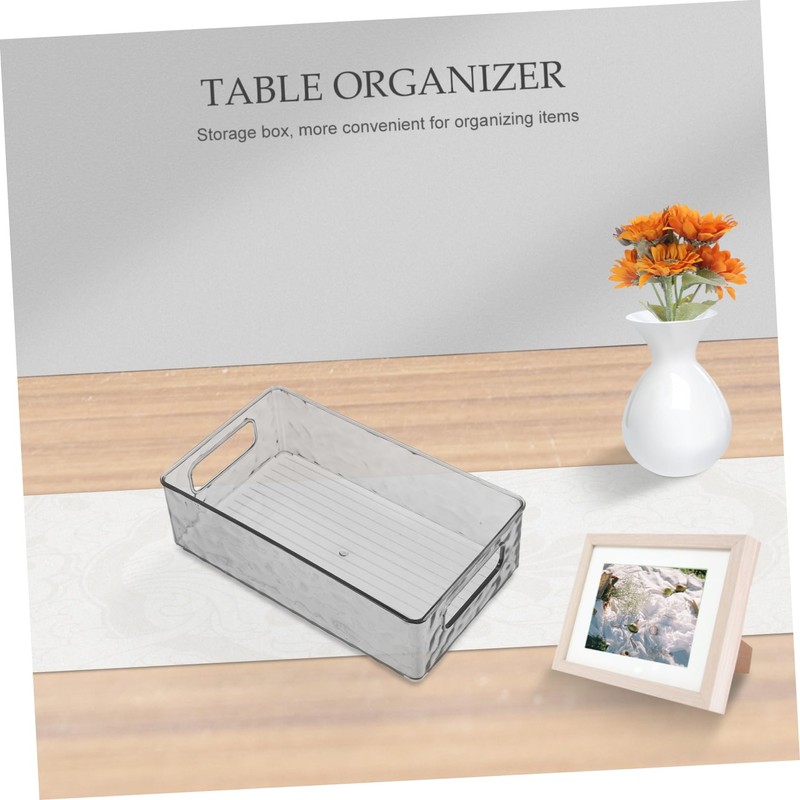 Levemolo Storage Box for Kitchen and Refrigerator Stylish Grey Organizer