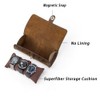 Genuine Leather Travel Watch Case Roll Box Organizer Classic, Contact's