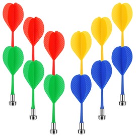 Accmor 12pcs Magnetic Darts, Magnetic Darts Replacement for Magnetic Dartboard