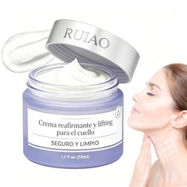 Crema para Cuello Reafirmante Antiarrugas Reduce Papada Hidratante | Fórmula con colágeno que tensa y levanta la piel, atenúa arrugas del cuello y pap