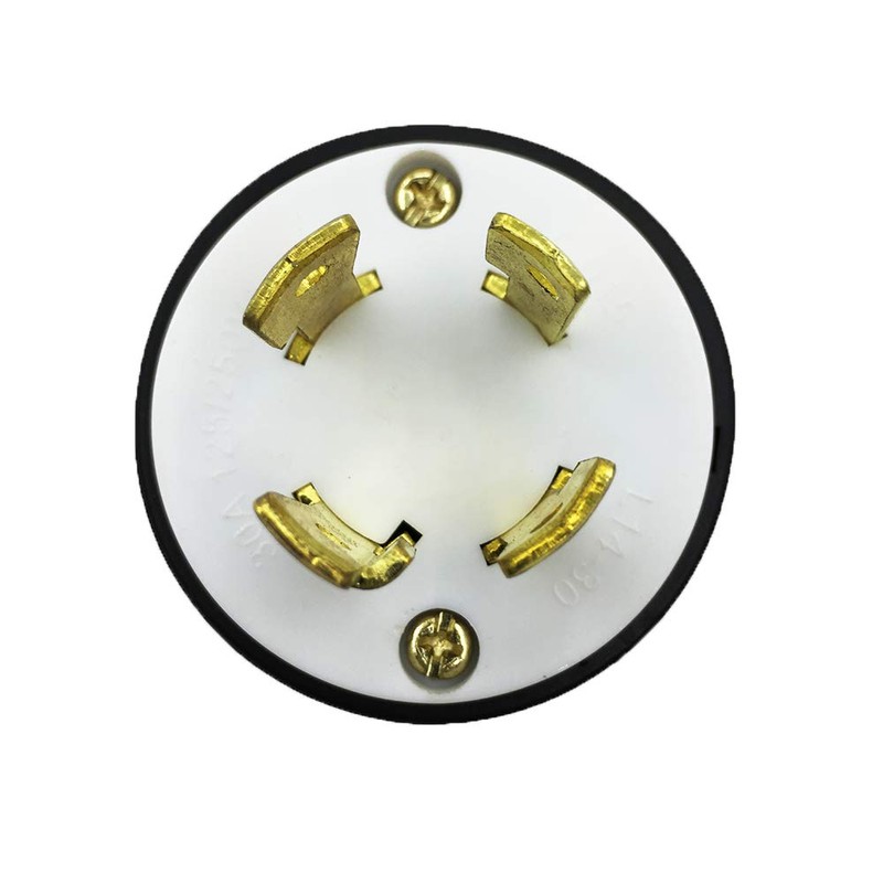 NEMA L14-30P 30 amperios 125/250V 4 clavijas grado industrial enchufe