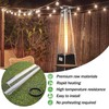 Patio Heater Glass Tube Replacement,49.5" Tall 4" Diameter with Silicone