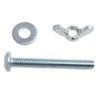 Meuey Lyot 1/4"-20-2" Screw Bolts and Wing Nut Kit Wing