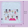 HECKBO kids gymasts gym drawstring bag - 40x32cm - 12.6"