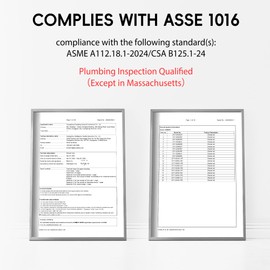 ESNBIA Ceiling Shower System, All Metal Shower Faucet set with Pressure Balance Valve,10 Inches Rain Shower Head with Handheld Spray Combo, Brushed Nickel