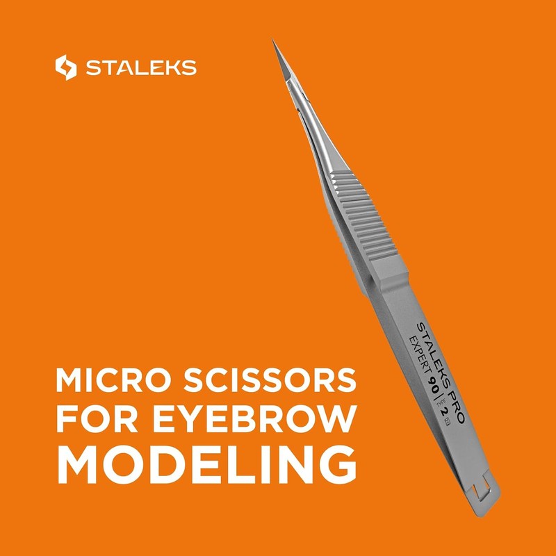 STALEKS PRO Expert 90 Tipo 2 - Micro tijeras profesionales