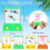 4 Pieces Handheld Water Game Arcade Water Ring Water Tables
