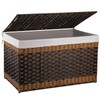 OIAHOMY Storage Basket with Lid, 42.3 Gallon (160L) Blanket Basket