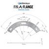 Fernco Fix-A-Flange Complete Universal Toilet Flange Water Closet Repair Kit