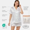 Fishers Finery Women's 100% Mulberry Silk Short Pajama Set; Soft