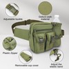 FuninCrea Tactical Fanny Pack Waist Bag with Removable Water Bottle