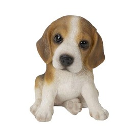 Uvia H16236 Sitting Beagle 5.1 x 3.6 x 4.7 inches (13 x 9.2 x 12 cm) Doll Figurine Figurine Animal Garden Decoration Dog Dog
