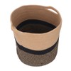 Woven Laundry Basket Cotton Rope Multifunctional Clothes Storage Hamper with