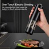 ONEIN Electric Salt and Pepper Grinder Set, ABS Pepper Mill
