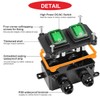 MKBKLLJY Inline Cord Switch IP66 Waterproof Switch Box DPST 12V