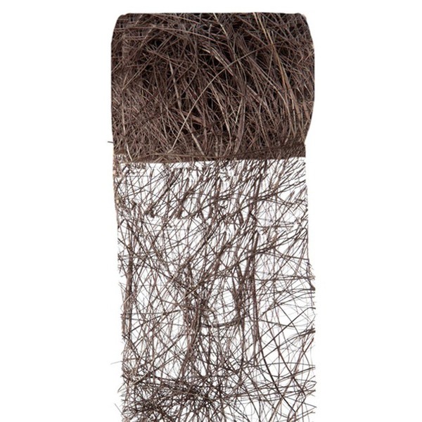 Tischl Abaca Brown 7 cm x 5 m Decorative Fabric