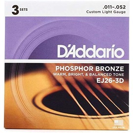 D 'Addario EJ26 – 3d 18pc (S) Acoustic Steel String Guitar Musical Instrument – Strings For Musical Instruments (Guitar, Acoustic, Steel, 18 pc (S))