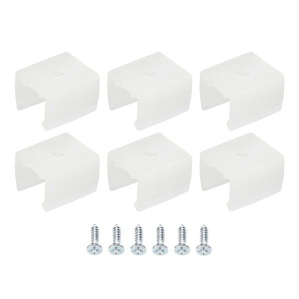 MECCANIXITY Waterproof LED Strip Mounting Clips Holder Mounting Bracket Support
