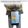 Transparent Hiking Map Pouch with 2 Additional Straps Waterproof TPU